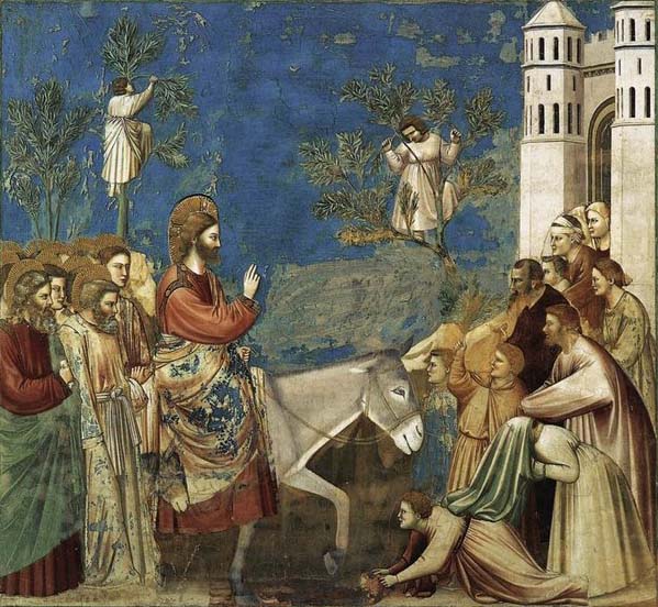 GIOTTO di Bondone Entry into Jerusalem